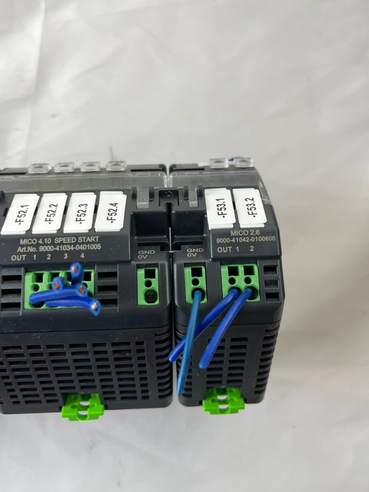 Lot of 4x Murr Elektronik D-71570 Relay Interface Modules 24VDC DIN Rail Used