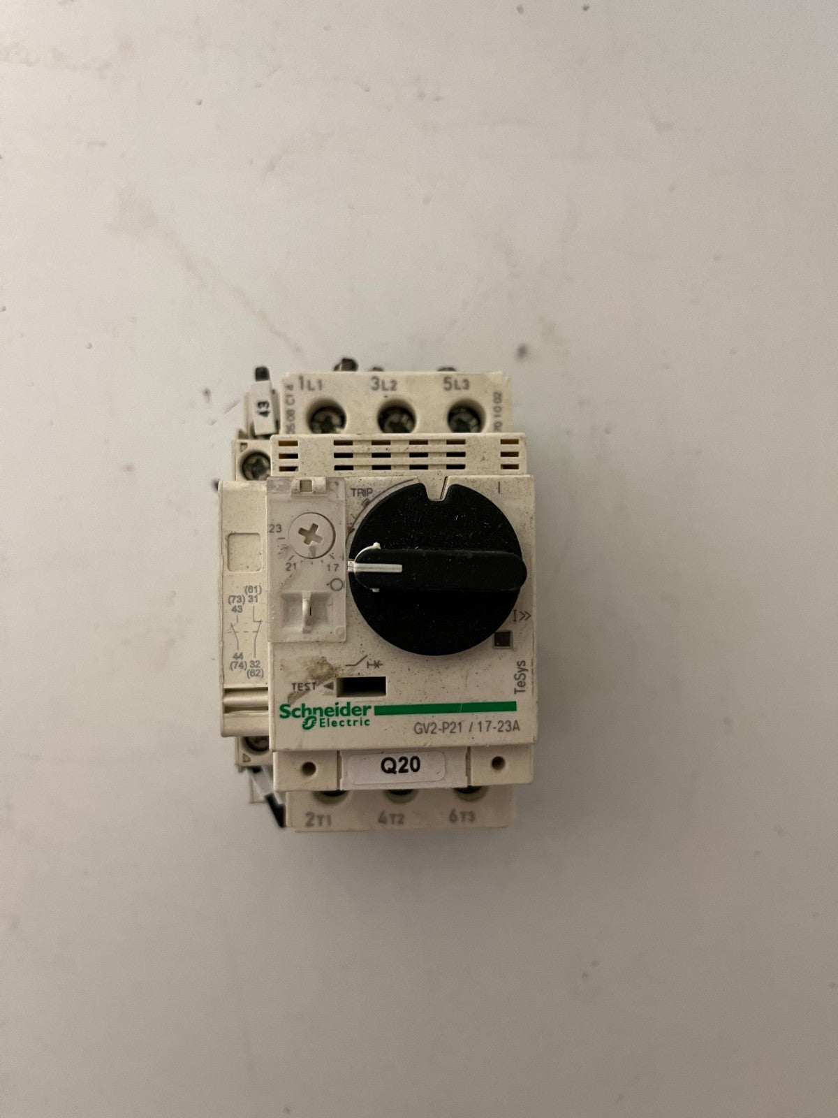 Schneider Electric GV2-P21 Motor Circuit Breaker 17–23A TeSys GV2 Manual Starter