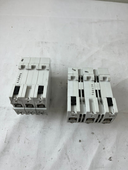 AEG Elfa E83 3P Circuit Breaker Lot U16A U63A 415V 2pcs Used Spare Units