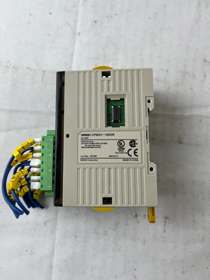 Omron CPM2C-10EDR I/O Unit 6x 24V DC Inputs 4x Relay Outputs with Plug Connector