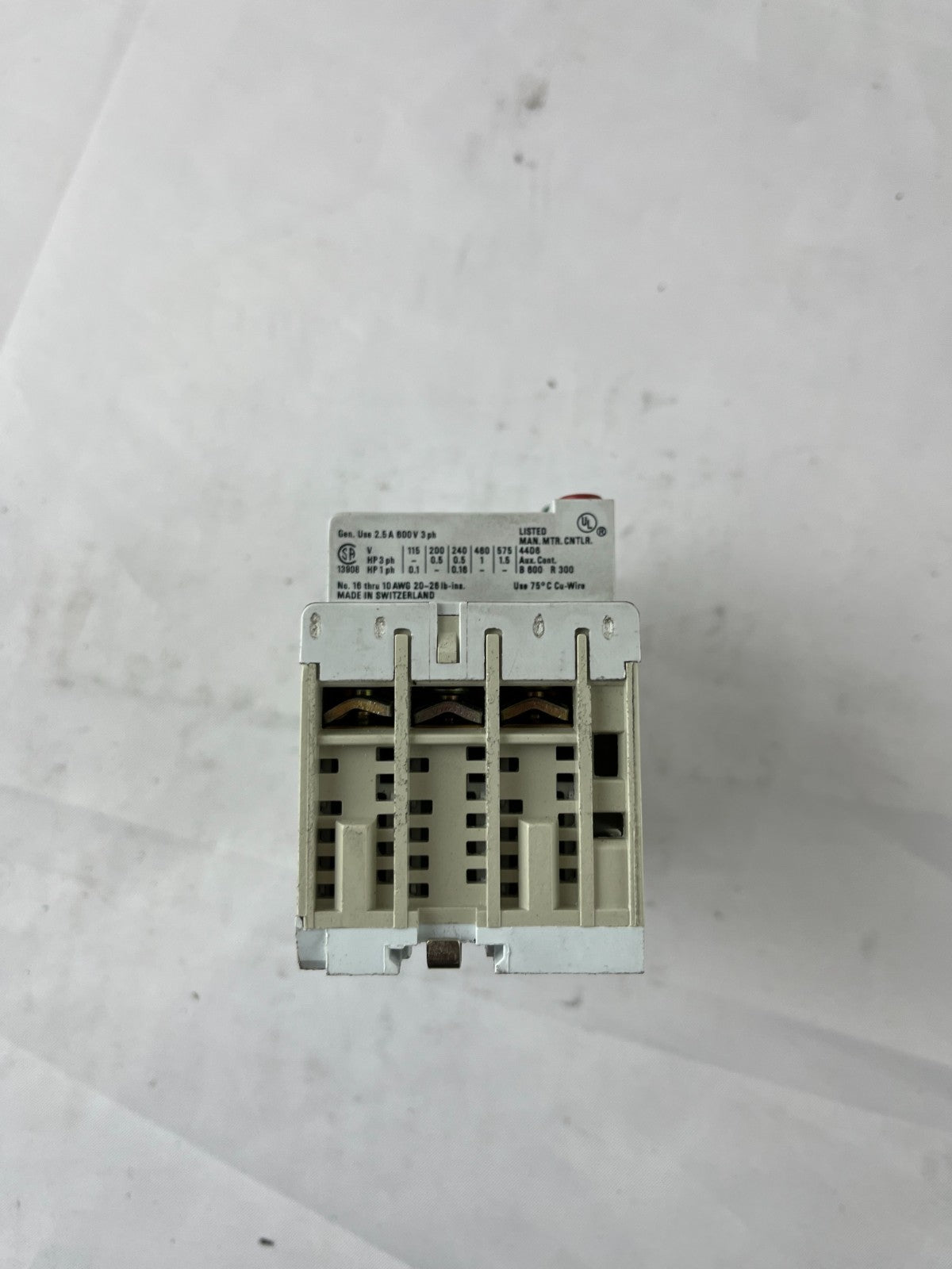 Allen‑Bradley 140-MN-0040 Manual Motor Starter 0.25–0.40A 3‑Pole Used Spare