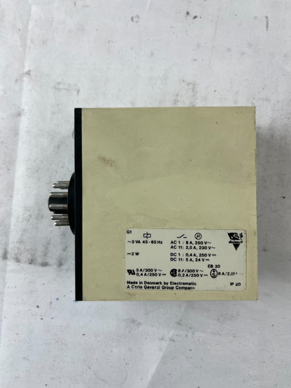 Carlo Gavazzi S 112 166 230 Interval Timer External Start 230V Used DK Denmark