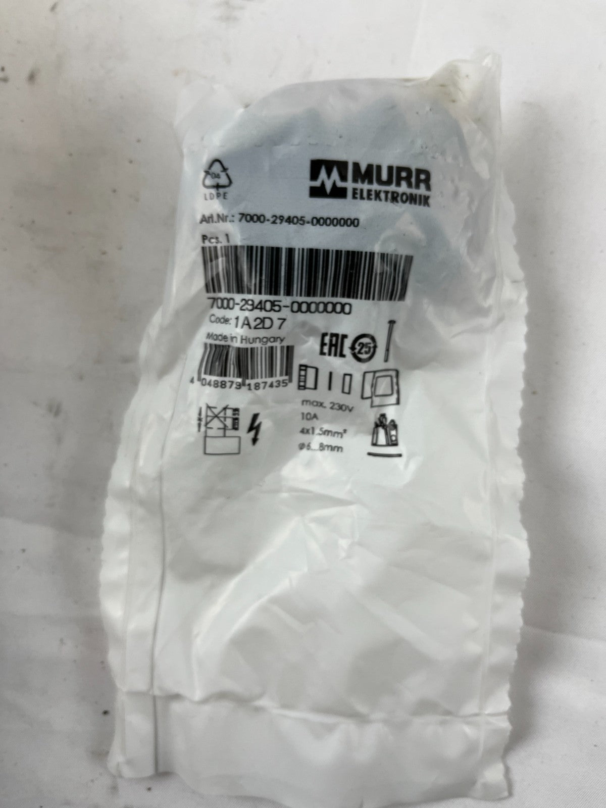Lot of 21x Murr Elektronik 7000-29405-0000000 DIN 43650 Valve Connectors Form A