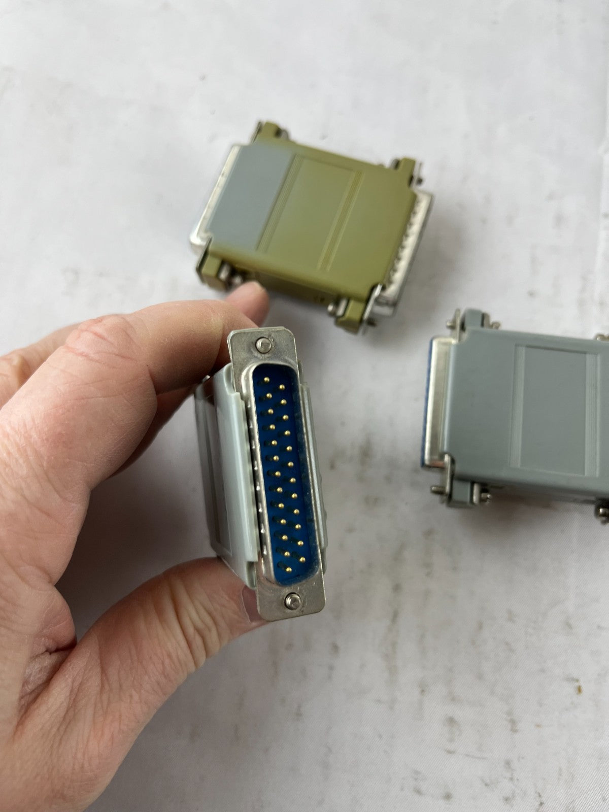 RS232 Mini Tester DB25 Serial Line Monitor LED Lot of 3 Used Spare Units