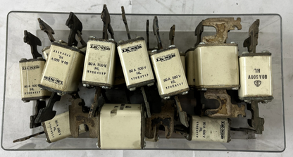 Bussmann 170E4317 80A 500V HL Fuses Lot Of Approx 18–20 Used Spare Units