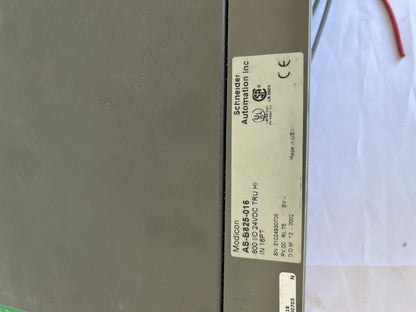 Schneider Modicon AS-B825-016 24VDC True High 16 Point Input Module Used