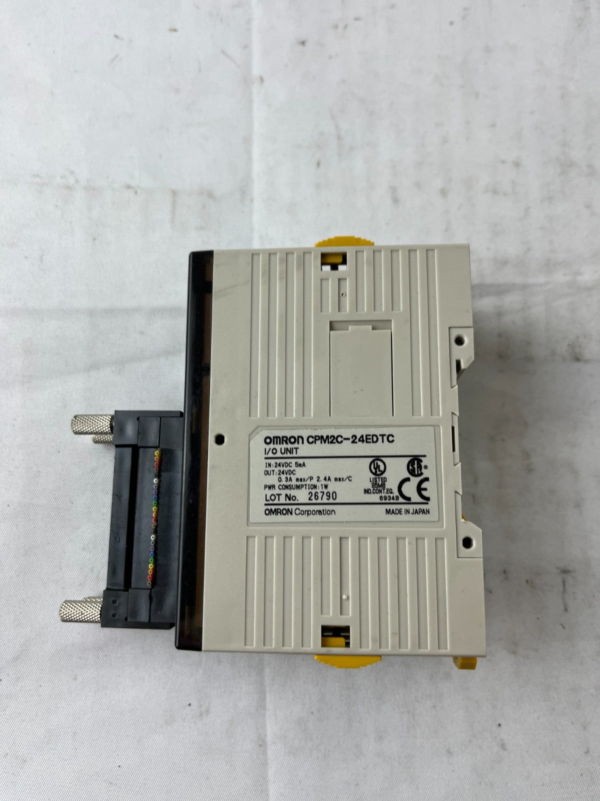 Omron CPM2C-24EDTC I/O Unit 16x 24V DC Inputs 8x Transistor Outputs Sink/Source