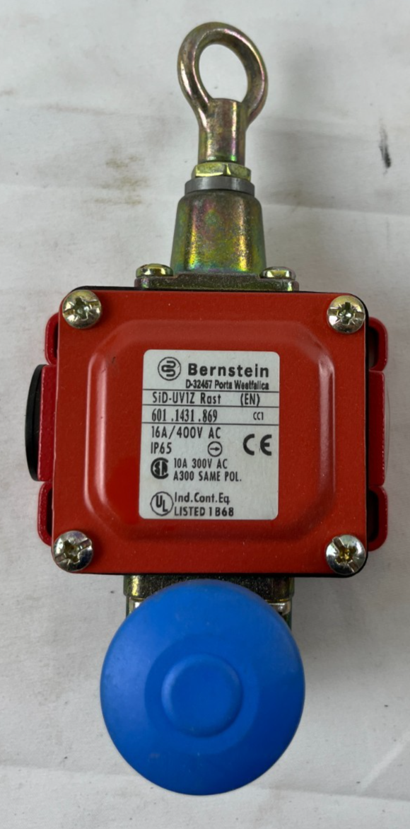 Bernstein SiD-UV1Z Rope Pull Safety Switch 601.1431.869 IP65 16A Used Working
