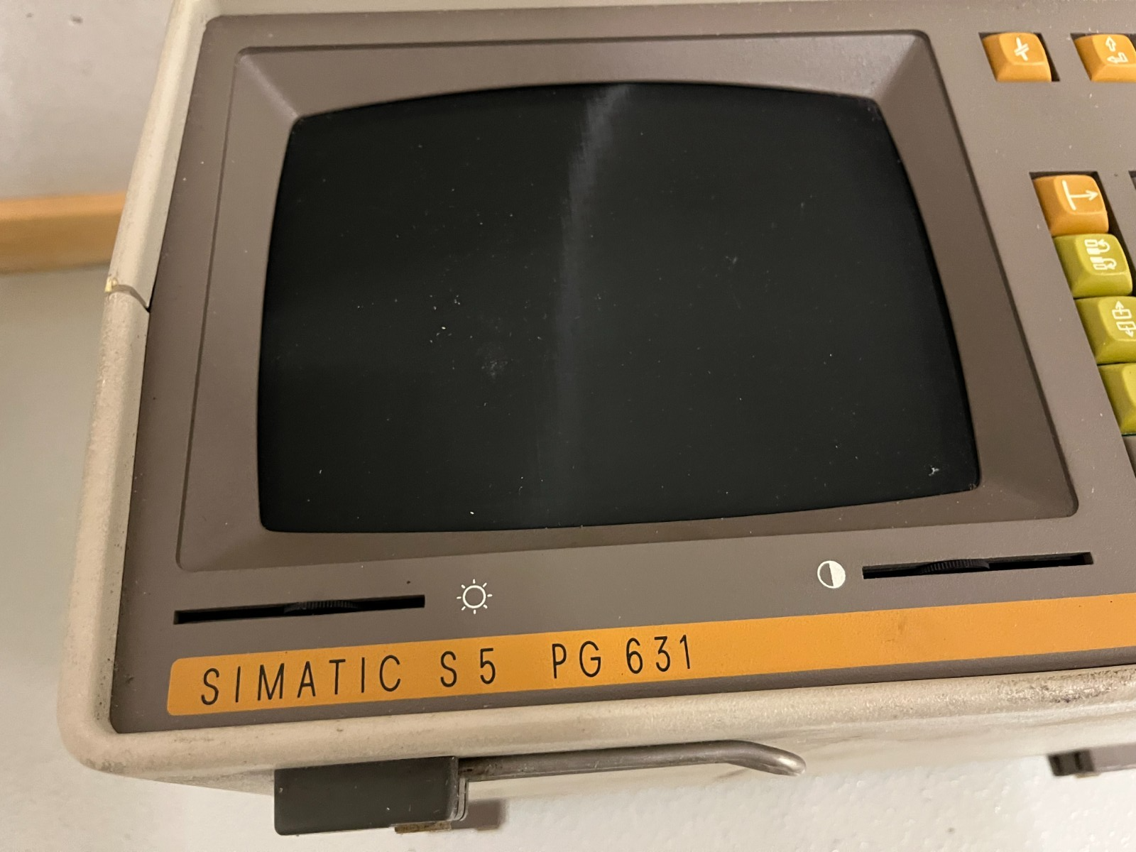 Siemens SIMATIC S5 PG631 Programming Unit, Vintage PLC Programmer Untested