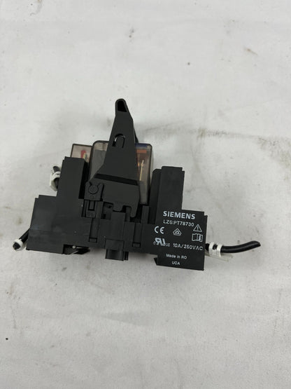 14x iemens Relay Unit LZS:PT3A5L24 Complete 3CO 24VDC + LZX:PT370024 Relay