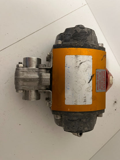 Norbro 40R Pneumatic Actuator 10-RDA40-1SD1E0-C w/ Valve - Used, Working