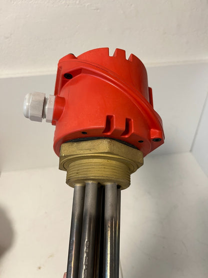 Newtronic 3kW Immersion Heater 230/400V Industrial Water Oil Brass Head New