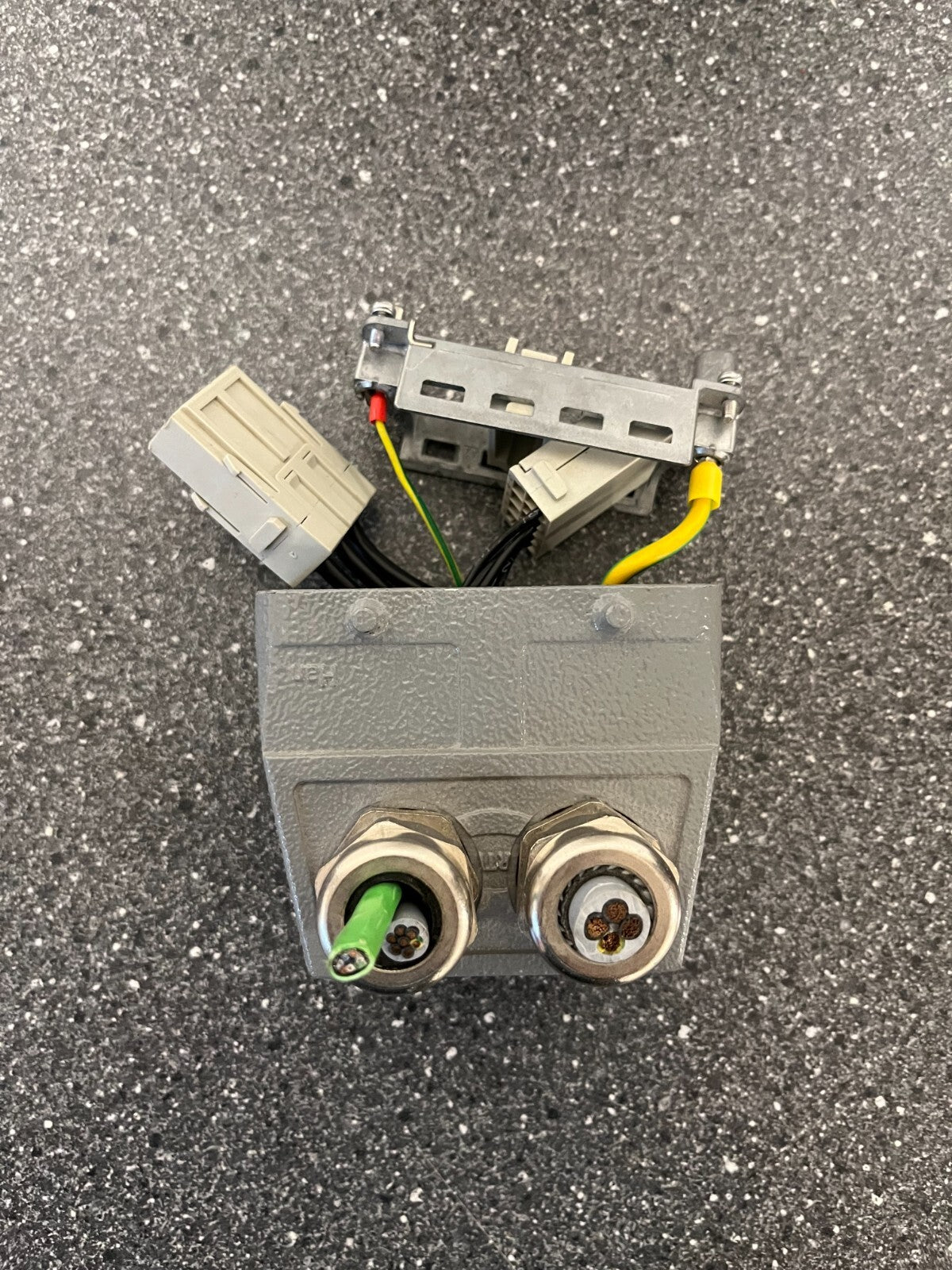Harting Han Industrial Connector with Mixed Power & Data Modules - Used
