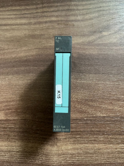 Siemens SIMATIC S7 ET200S 6ES7 134-4JB00-0AB0 2AI TC Analog Input Module Used