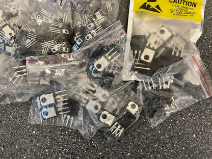 Large Lot of New TO-220 Transistors & Diodes - BD140, MBR30200, BFR134, STW851