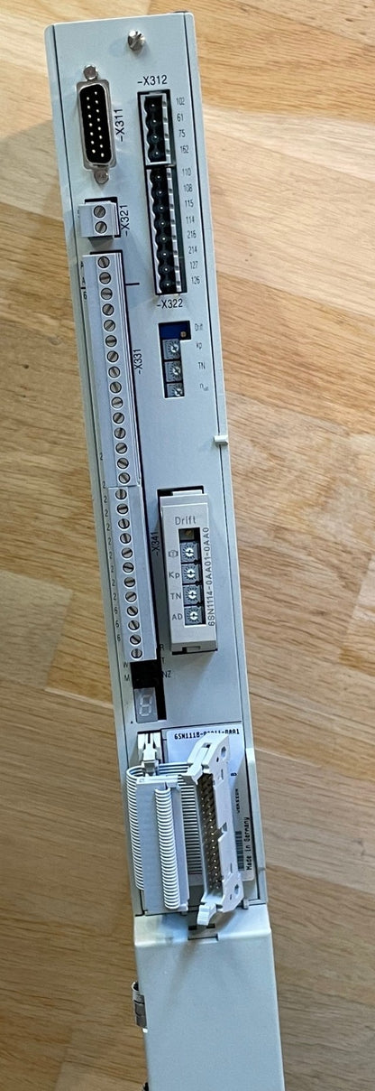 Siemens 6SN1123-1AA00-0AA1 SIMODRIVE 611 15A Power Module 1-Axis – New Unused