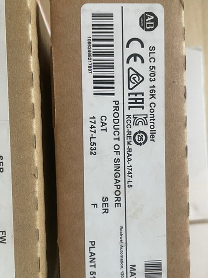 Allen-Bradley 1747-L532 SLC 5/03 16K PLC Processor – New
