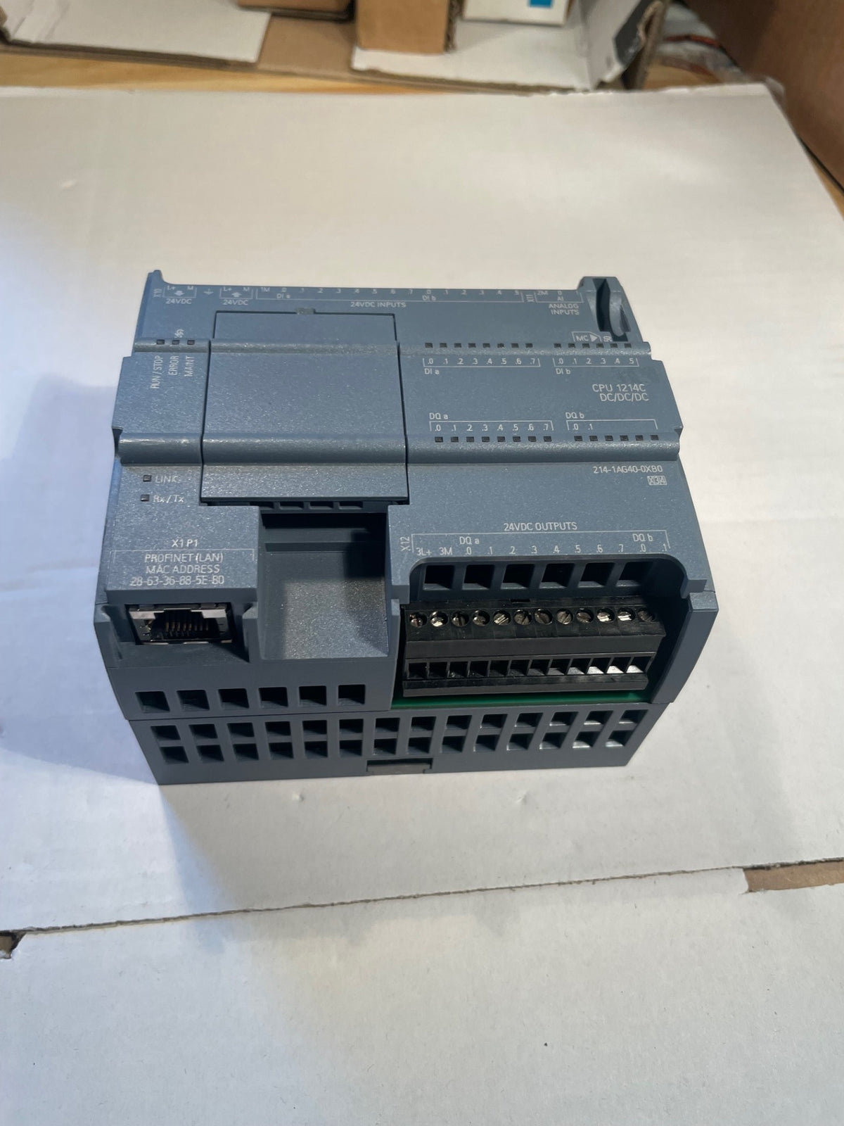Siemens SIMATIC S7-1200 CPU 1214C 6ES7214-1AG40-0XB0 DC/DC/DC PLC Used Working