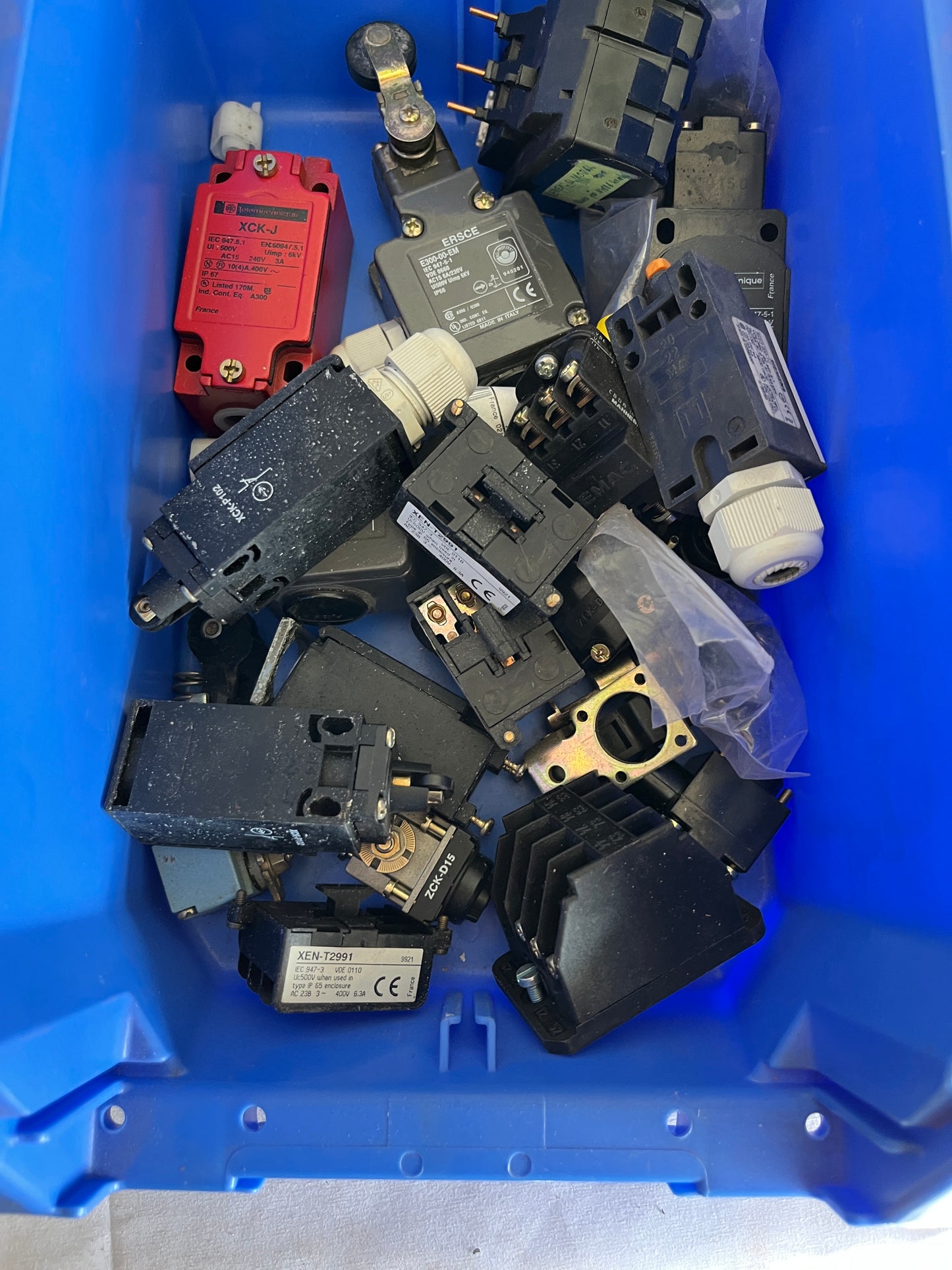 Telemecanique XCK Industrial Limit Switches & Control Components Mixed Bundle Used
