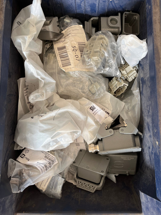 Harting Han Industrial Connector Hoods Housings Inserts Mixed Bundle New