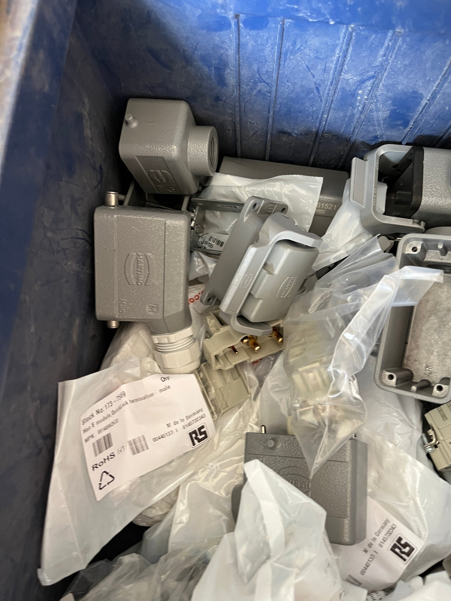 Harting Han Industrial Connector Hoods Housings Inserts Mixed Bundle New