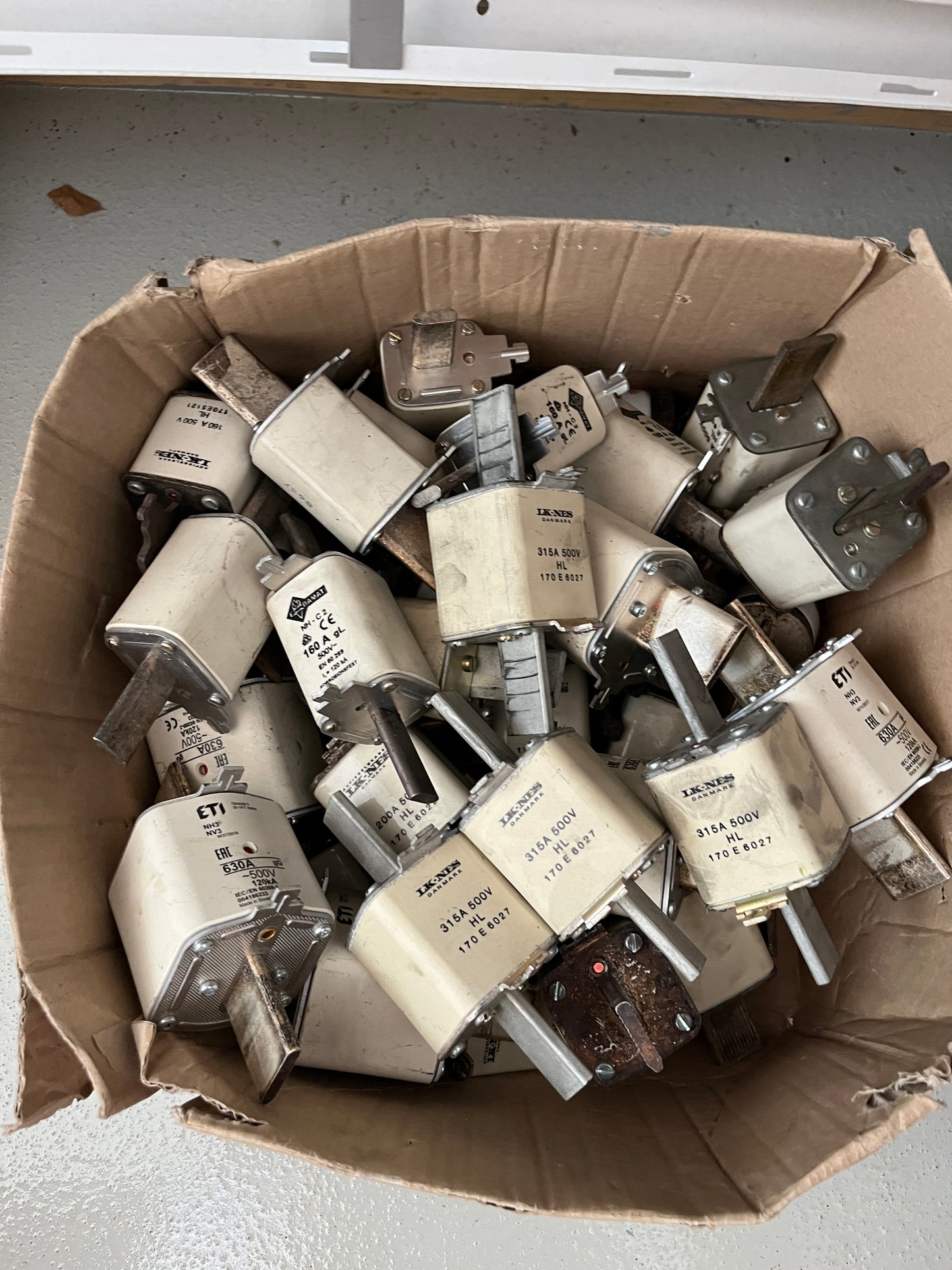 315A 500V NH Industrial Fuse Links Mixed Bundle IK-NES ETI Used