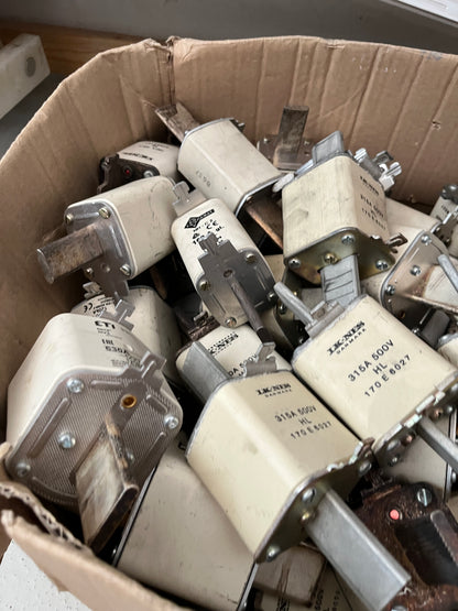 315A 500V NH Industrial Fuse Links Mixed Bundle IK-NES ETI Used