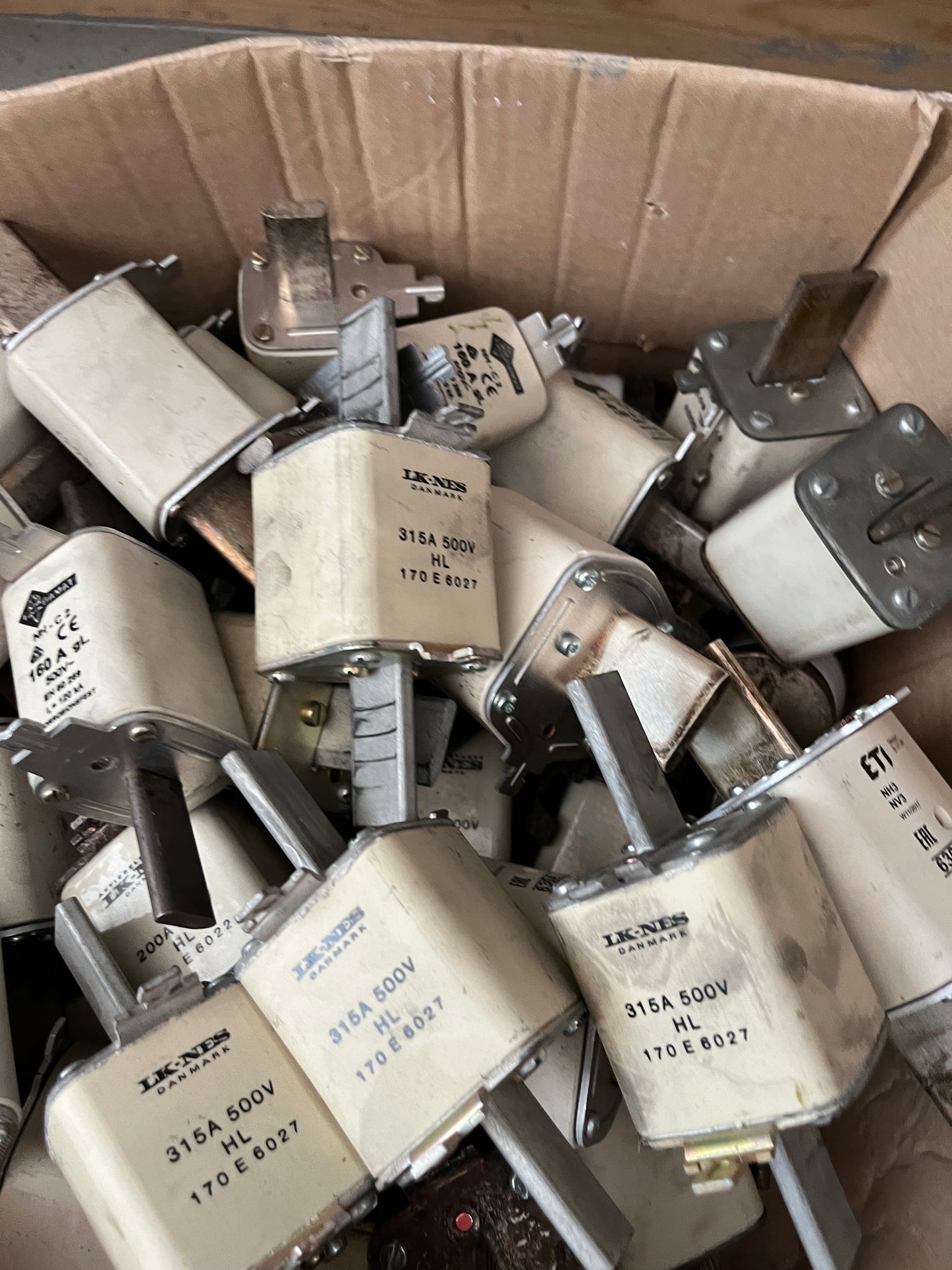 315A 500V NH Industrial Fuse Links Mixed Bundle IK-NES ETI Used