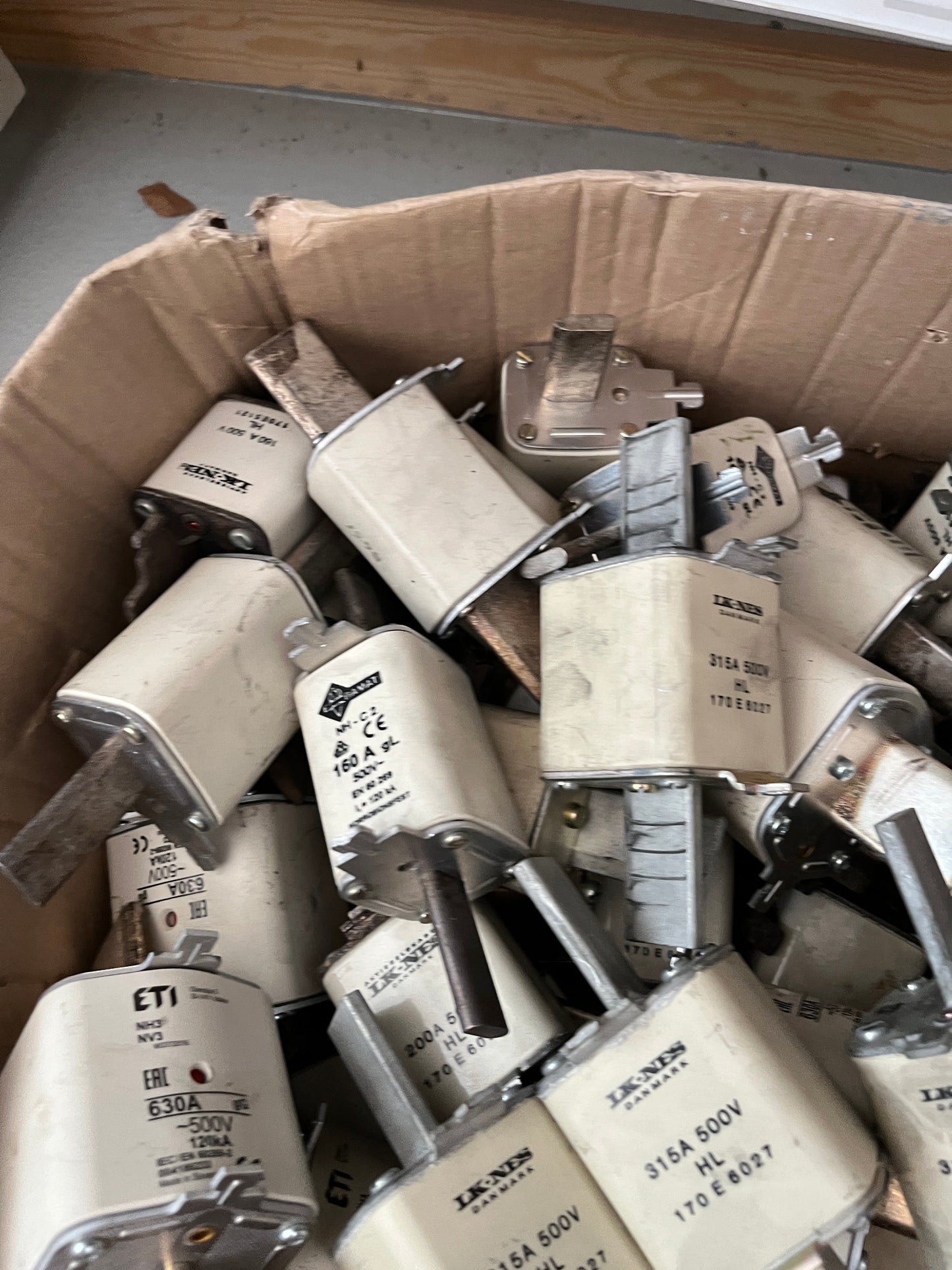 315A 500V NH Industrial Fuse Links Mixed Bundle IK-NES ETI Used