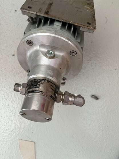 AC-Motoren GmbH 3-Phase Motor with Scherzinger Pump Head IP55 Used Working