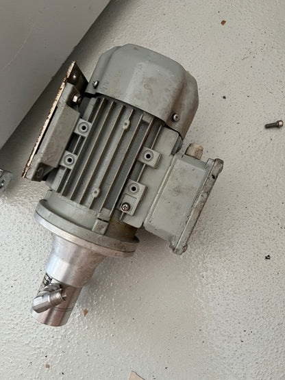 AC-Motoren GmbH 3-Phase Motor with Scherzinger Pump Head IP55 Used Working
