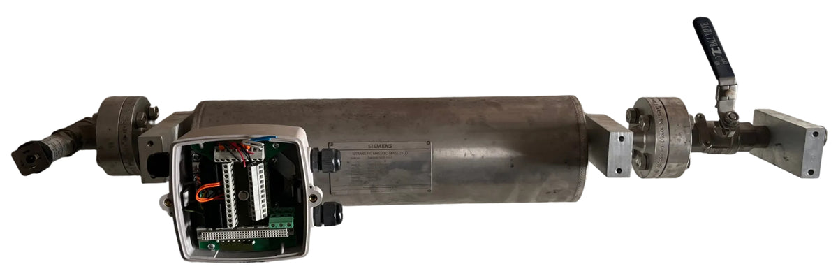 Siemens SITRANS F C MASSFLO MASS 2100 7ME4100-1EC21-1CA1 DN15 Coriolis Flowmeter Used