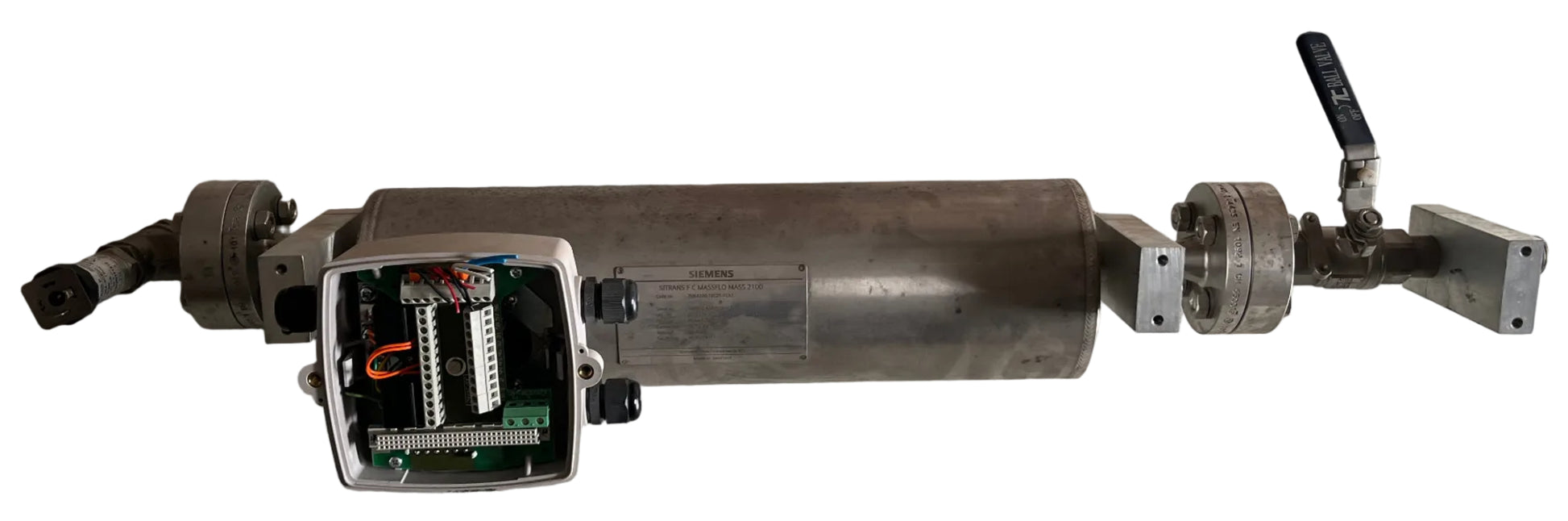 Siemens SITRANS F C MASSFLO MASS 2100 7ME4100-1EC21-1CA1 DN15 Coriolis Flowmeter Used