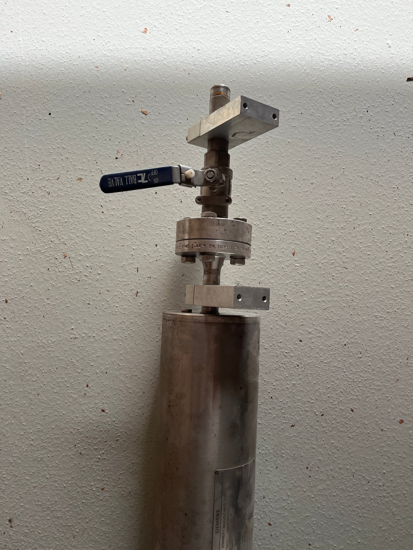 Siemens SITRANS F C MASSFLO MASS 2100 7ME4100-1EC21-1CA1 DN15 Coriolis Flowmeter Used