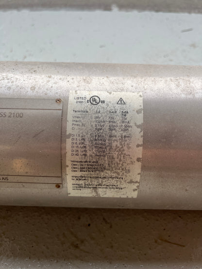 Siemens SITRANS F C MASSFLO MASS 2100 7ME4100-1EC21-1CA1 DN15 PN40 Flowmeter Used