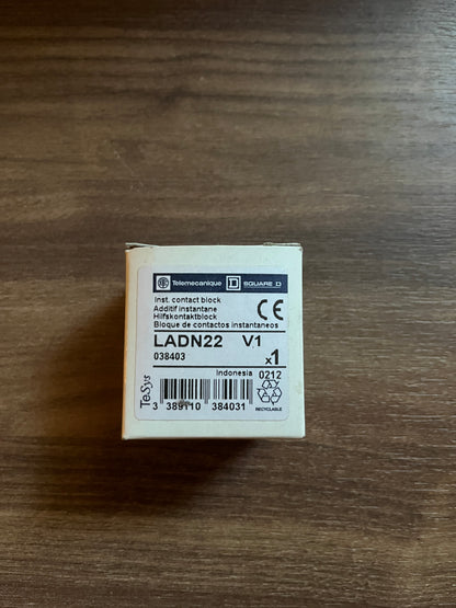 Telemecanique LADN22 TeSys Auxiliary Contact Block NEW