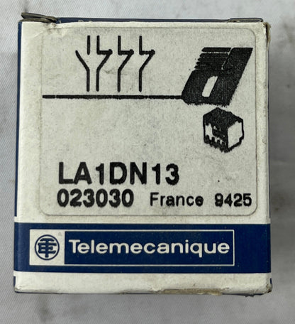 Telemecanique LA1DN13 Auxiliary Contact Block 1NO + 3NC – New