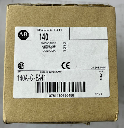 Allen-Bradley 140A-C-EA41 Enclosure IP41 Series B – New