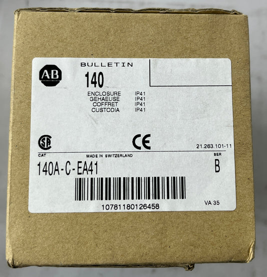 Allen-Bradley 140A-C-EA41 Enclosure IP41 Series B – New