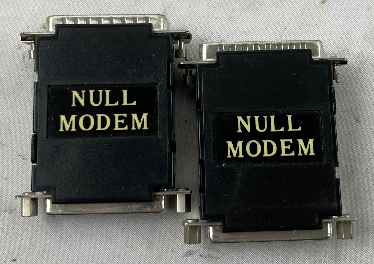 Null Modem Adapter DB25 Male to Female - Used 2 pieces
