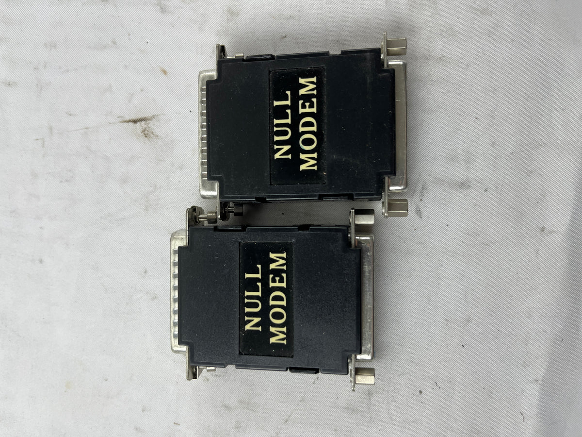 Null Modem Adapter DB25 Male to Female - Used 2 pieces