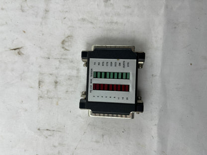 RS 202-537 RS-232 Mini Tester – DB25 Male/Female