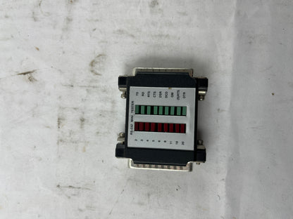 RS 202-537 RS-232 Mini Tester – DB25 Male/Female