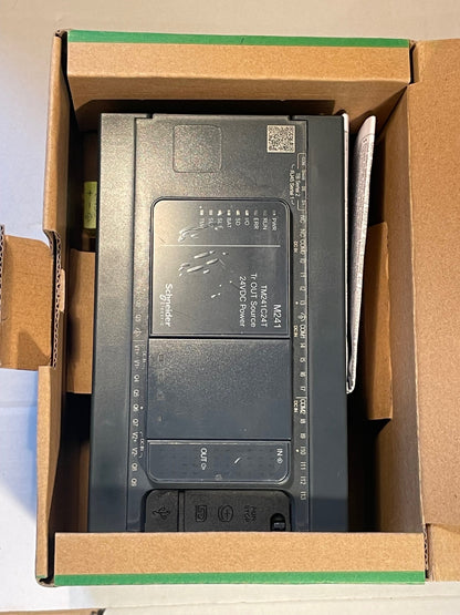 Schneider Electric Modicon M241 TM241C24T Logic Controller 24 I/O PNP 24VDC New